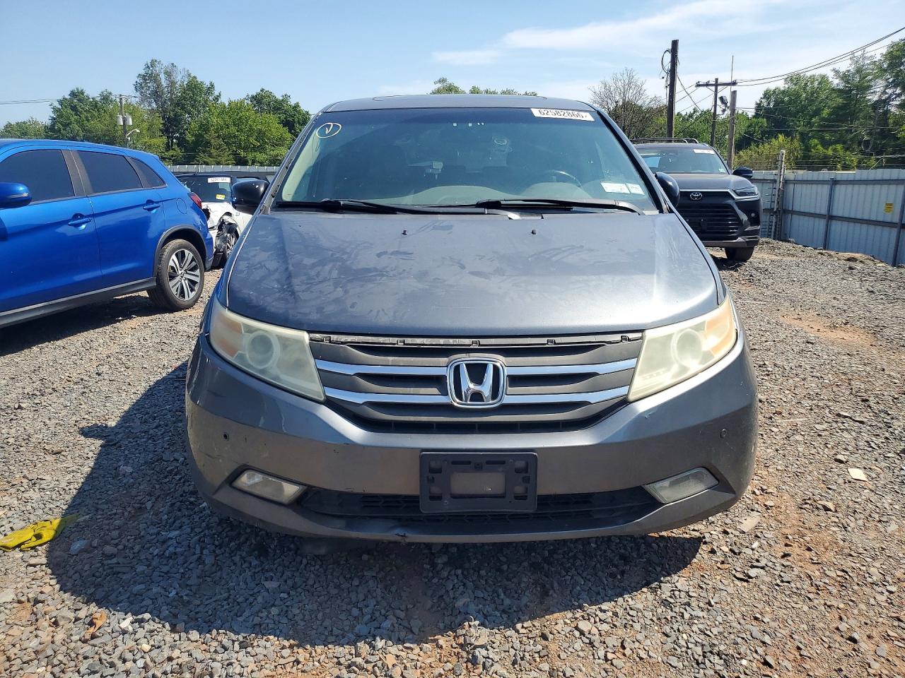 2011 Honda Odyssey Touring Серый vin: 5FNRL5H94BB025387