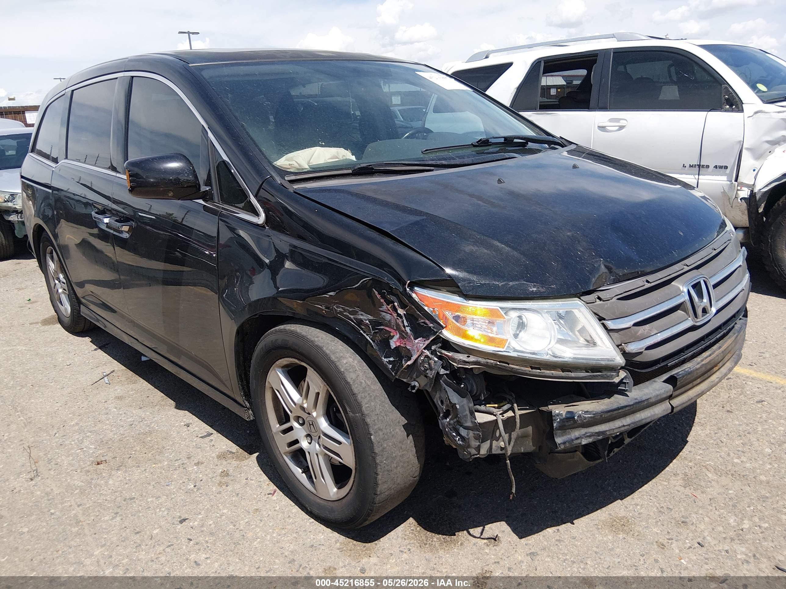 2011 Honda Odyssey Touring/touring Elite Black vin: 5FNRL5H94BB089915