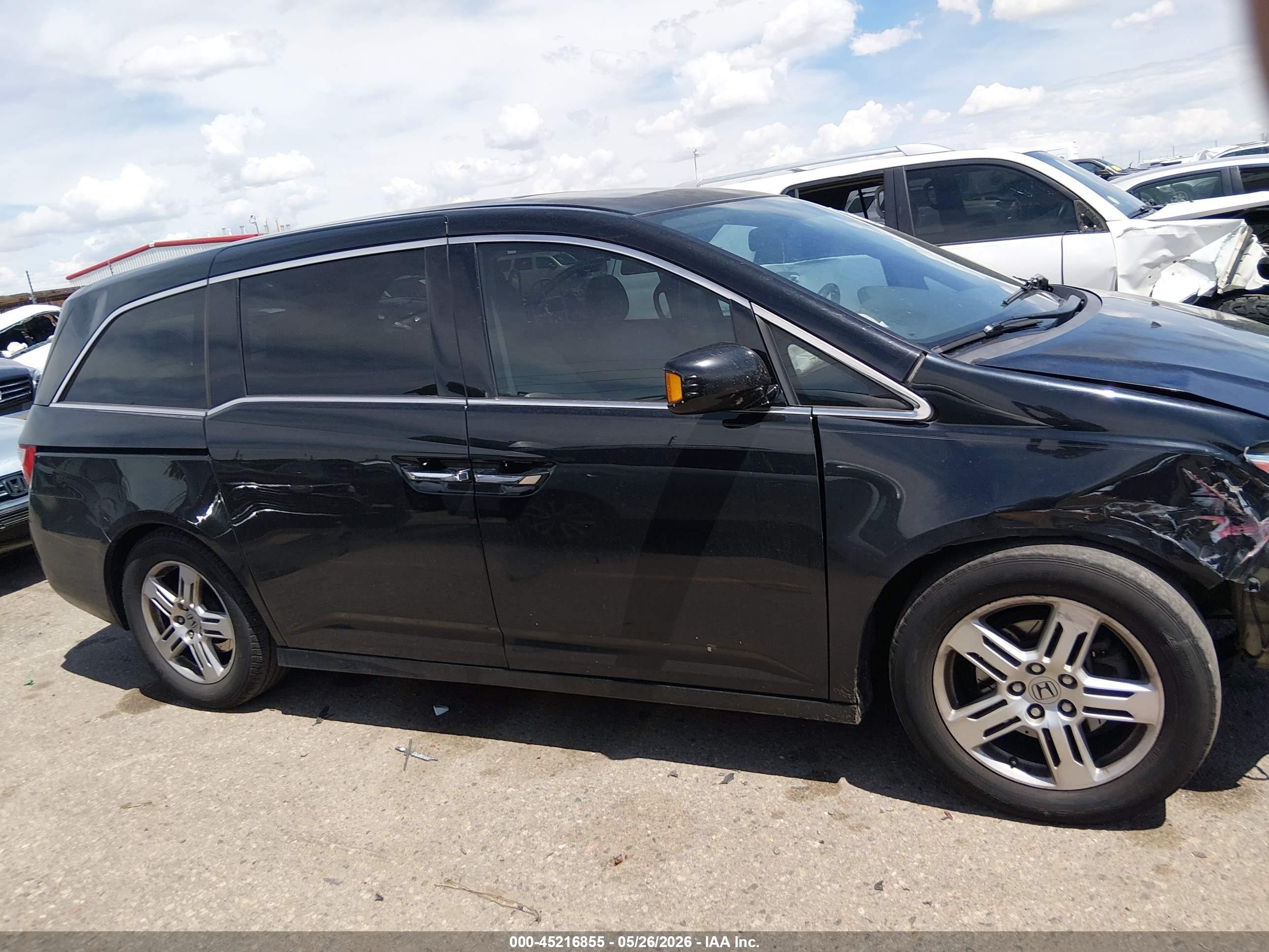 2011 Honda Odyssey Touring/touring Elite Black vin: 5FNRL5H94BB089915