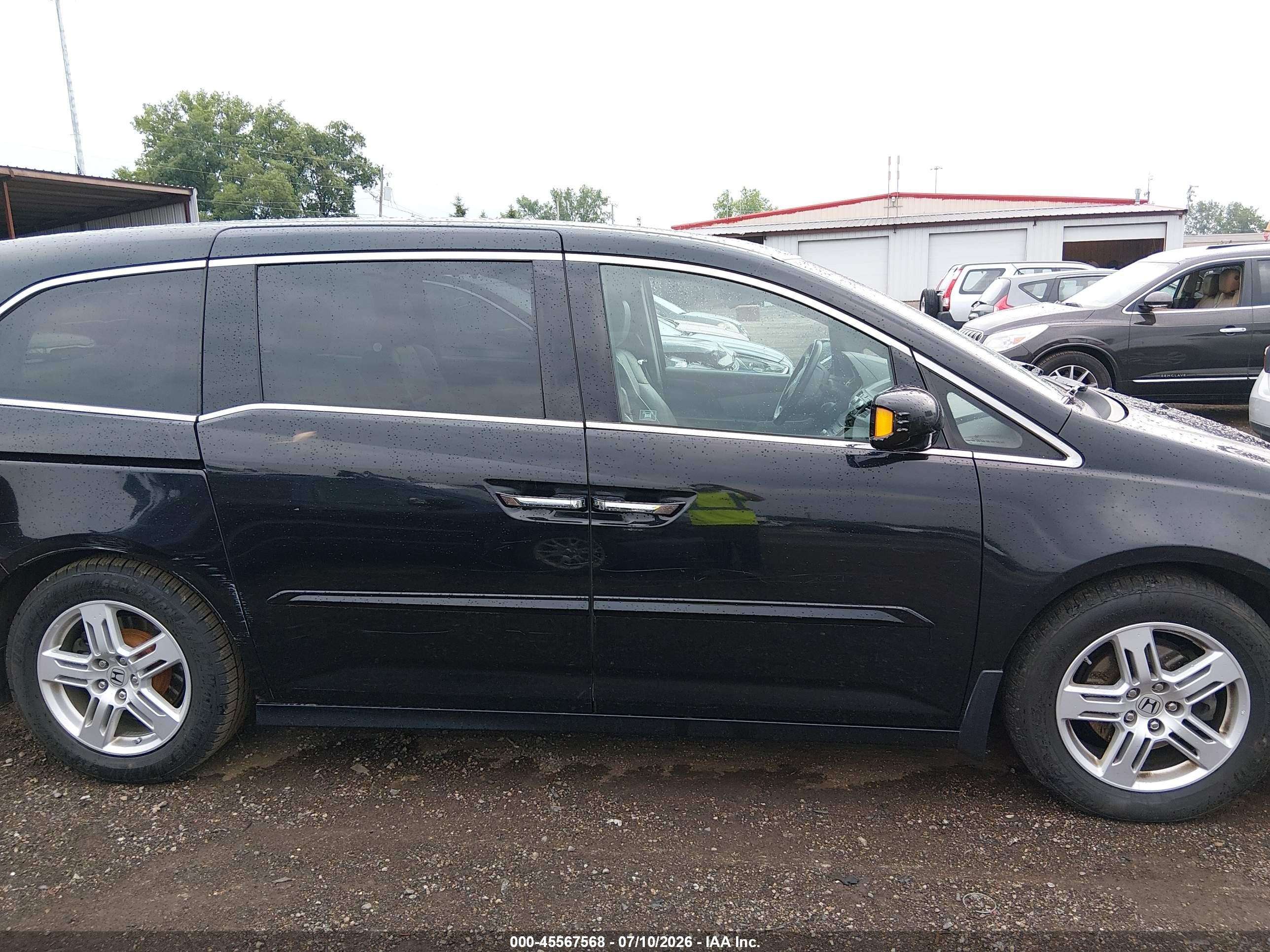 2012 Honda Odyssey Touring/touring Elite Black vin: 5FNRL5H94CB022250