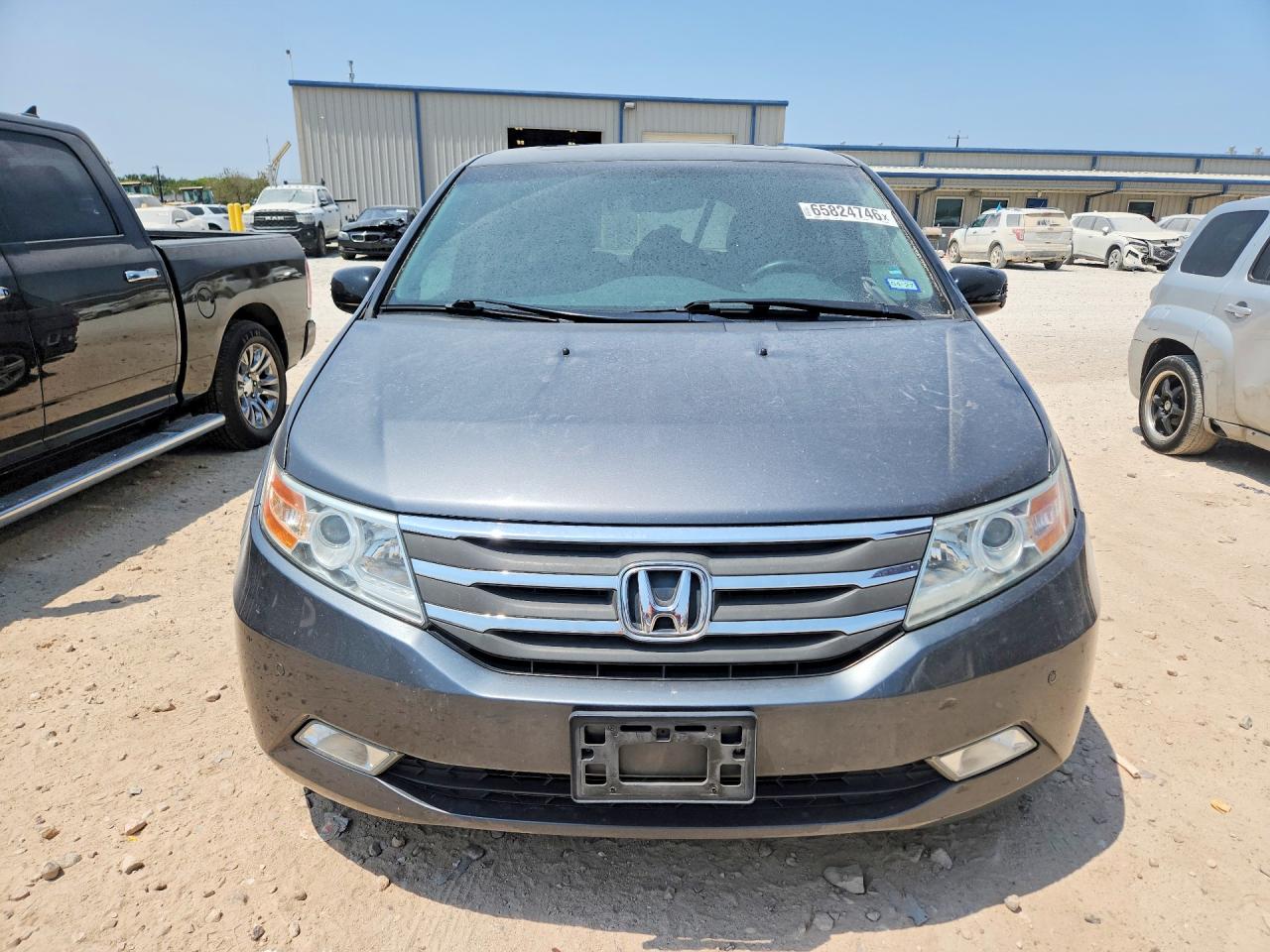 2012 Honda Odyssey Touring Gray vin: 5FNRL5H94CB068824