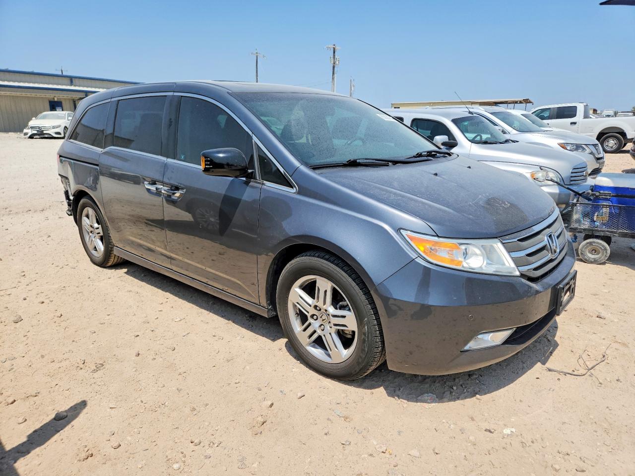 2012 Honda Odyssey Touring Gray vin: 5FNRL5H94CB068824