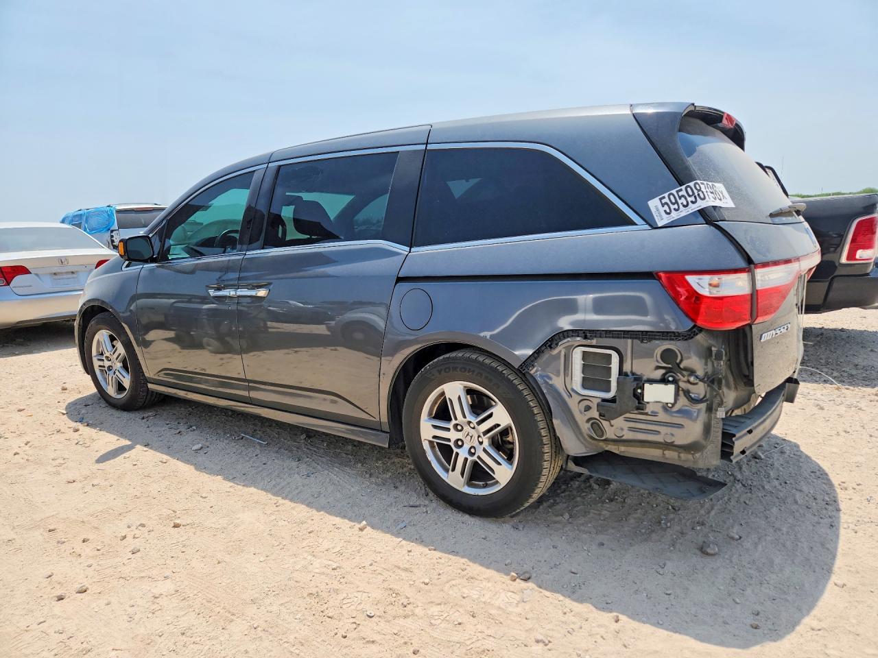2012 Honda Odyssey Touring Gray vin: 5FNRL5H94CB068824