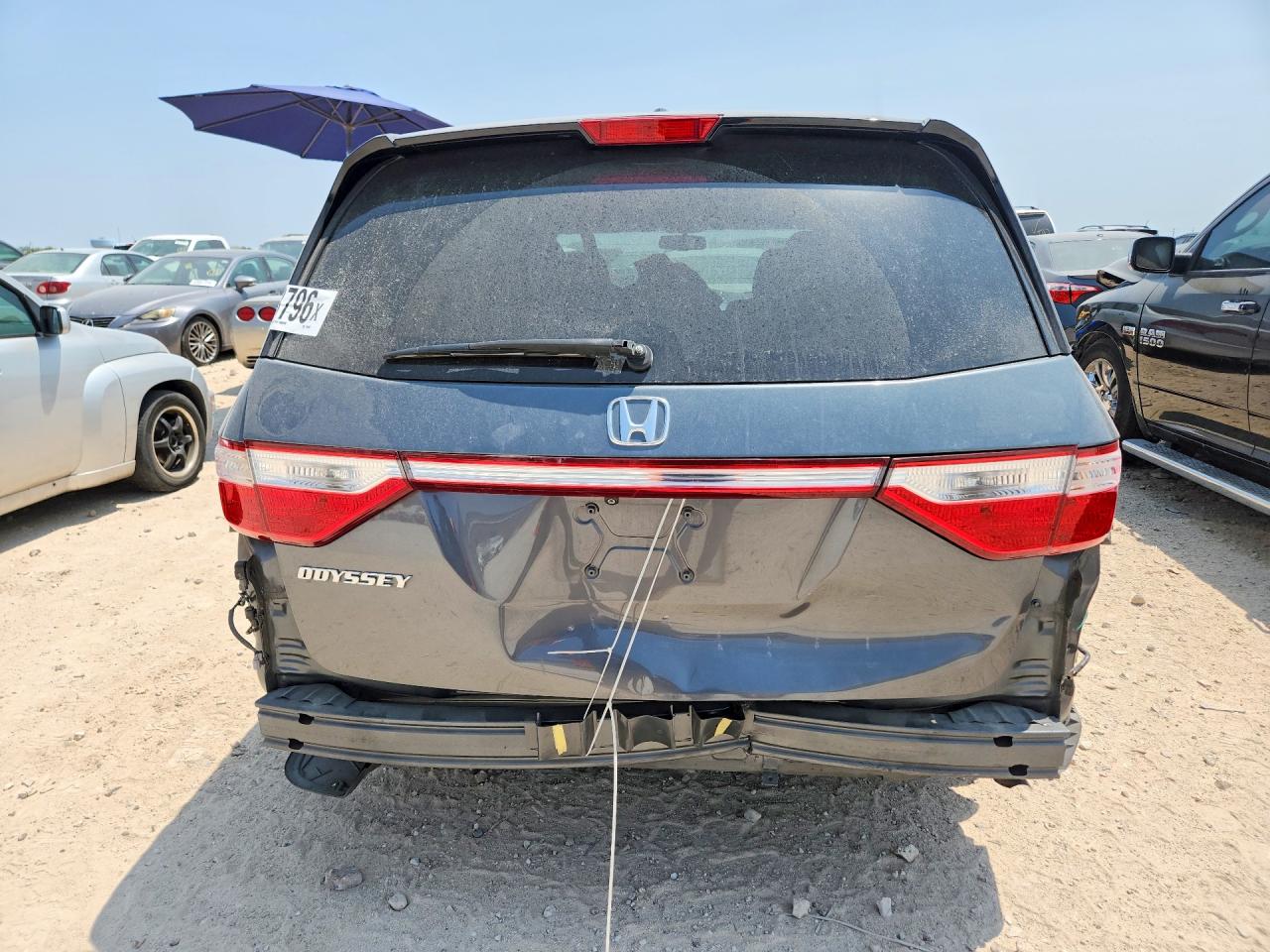 2012 Honda Odyssey Touring Gray vin: 5FNRL5H94CB068824