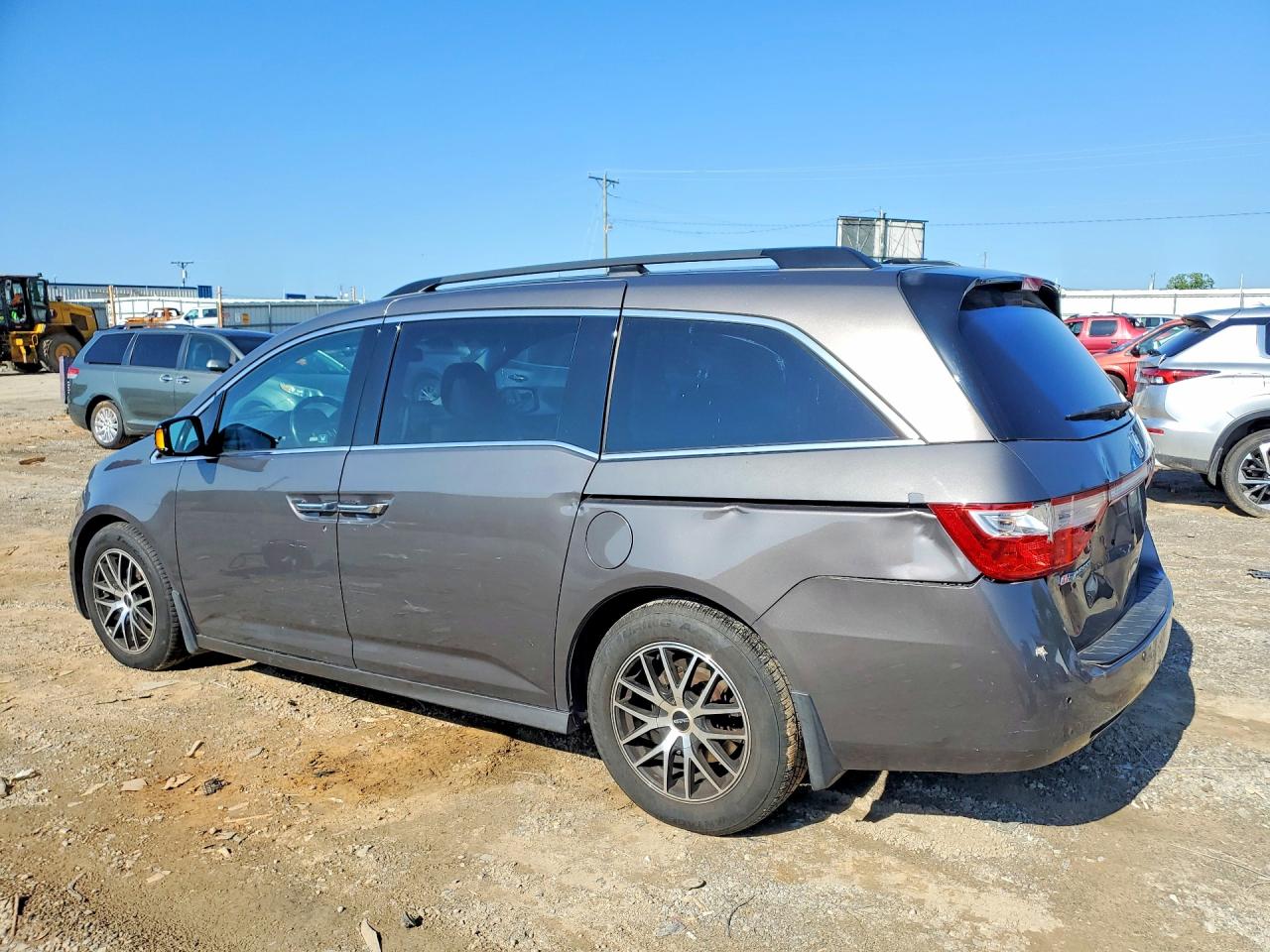 2012 Honda Odyssey Touring Gray vin: 5FNRL5H94CB088488