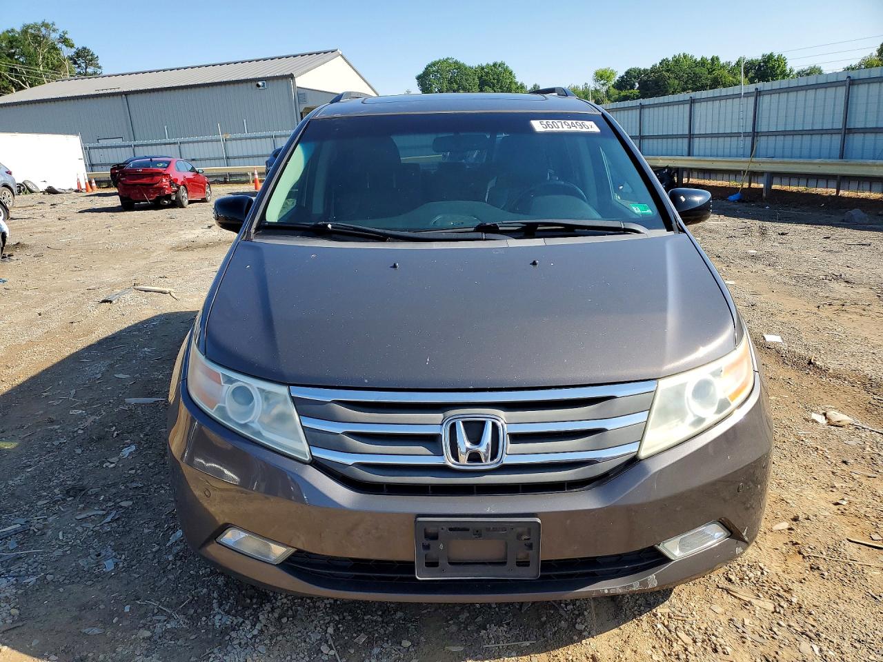 2012 Honda Odyssey Touring Gray vin: 5FNRL5H94CB088488