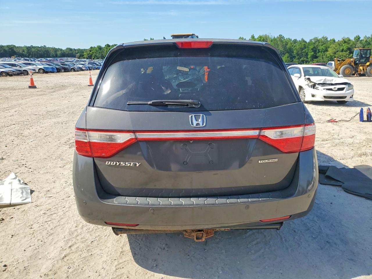 2012 Honda Odyssey Touring Gray vin: 5FNRL5H94CB112143