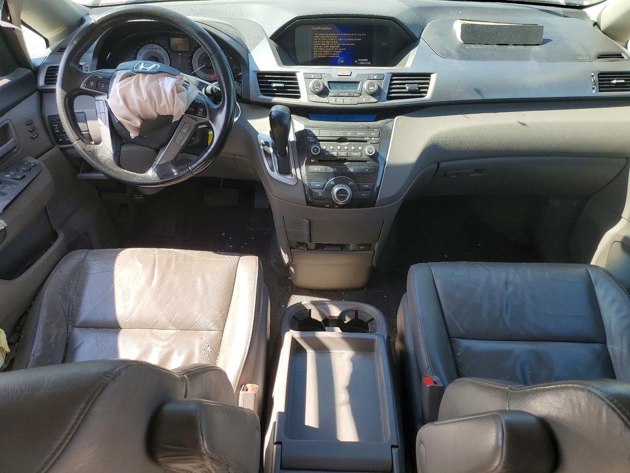 2012 Honda Odyssey Touring Gray vin: 5FNRL5H94CB112143