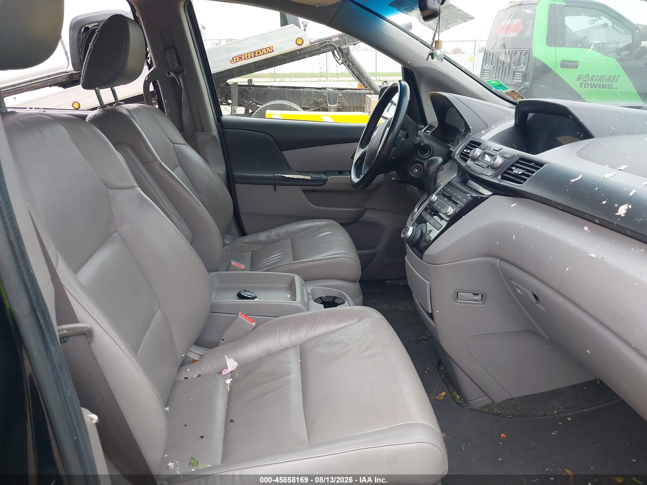 2012 Honda Odyssey Touring/touring Elite Black vin: 5FNRL5H94CB119786