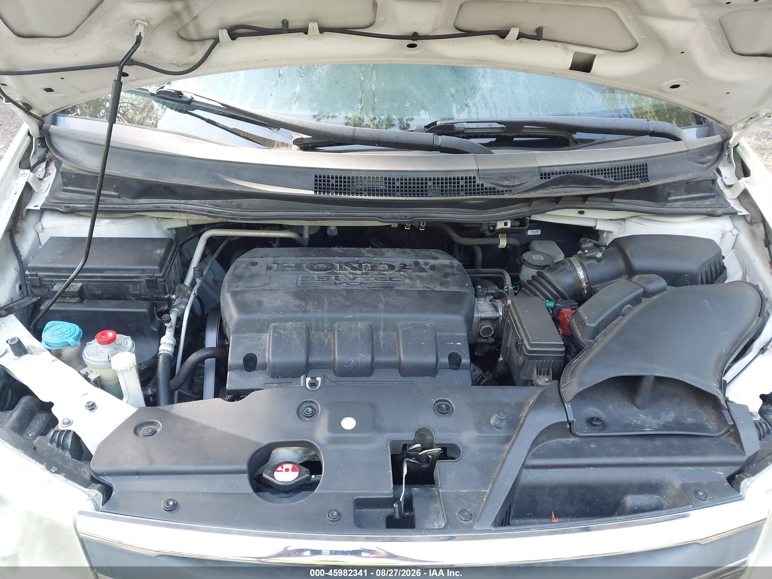2013 Honda Odyssey Touring/touring Elite White vin: 5FNRL5H94DB001979