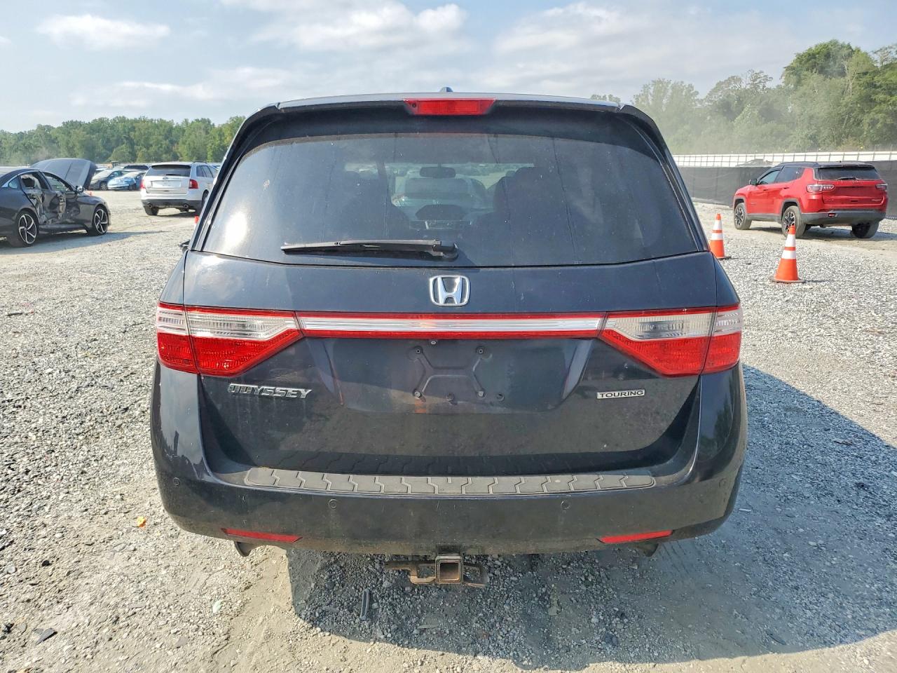 2013 Honda Odyssey Touring Black vin: 5FNRL5H94DB062183