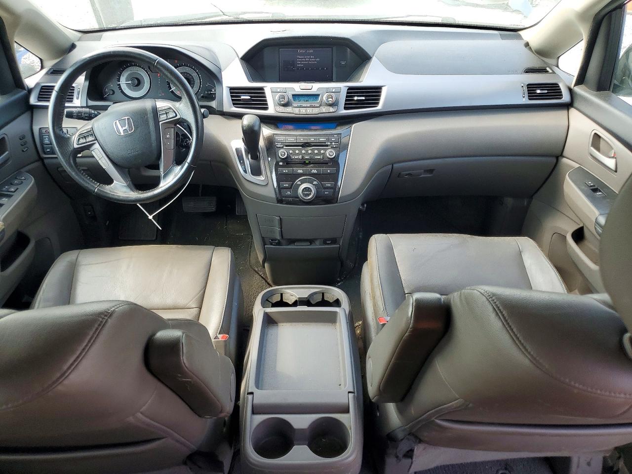 2013 Honda Odyssey Touring Black vin: 5FNRL5H94DB062183