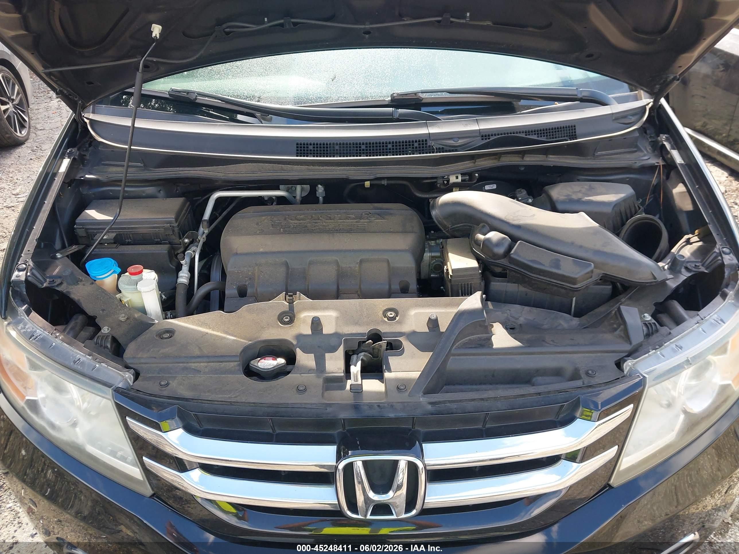 2014 Honda Odyssey Touring/touring Elite Black vin: 5FNRL5H94EB042890
