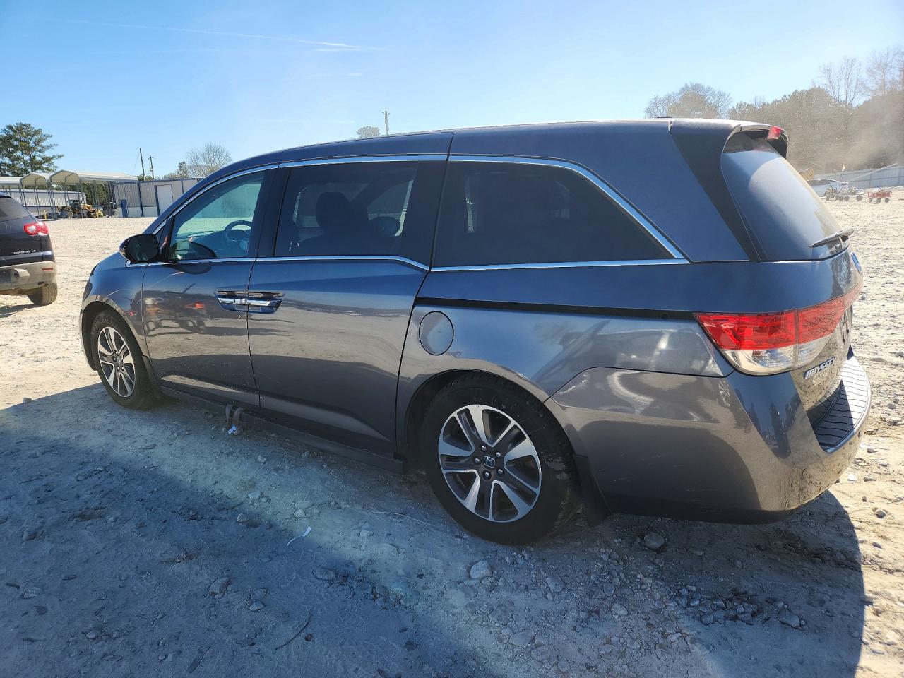2014 Honda Odyssey Touring Gray vin: 5FNRL5H94EB051024