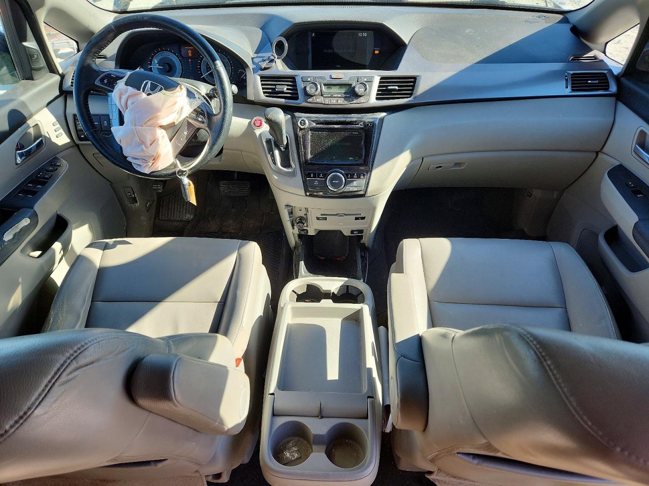 2014 Honda Odyssey Touring Gray vin: 5FNRL5H94EB051024