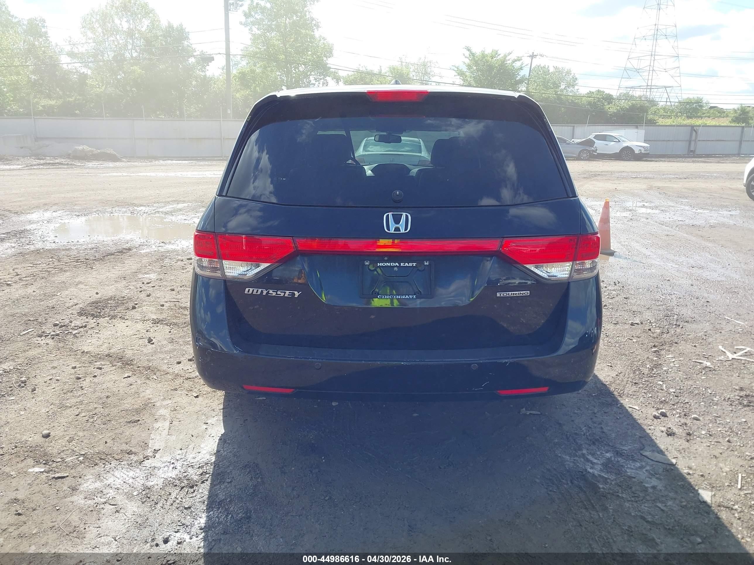 2014 Honda Odyssey Touring/touring Elite Black vin: 5FNRL5H94EB086355