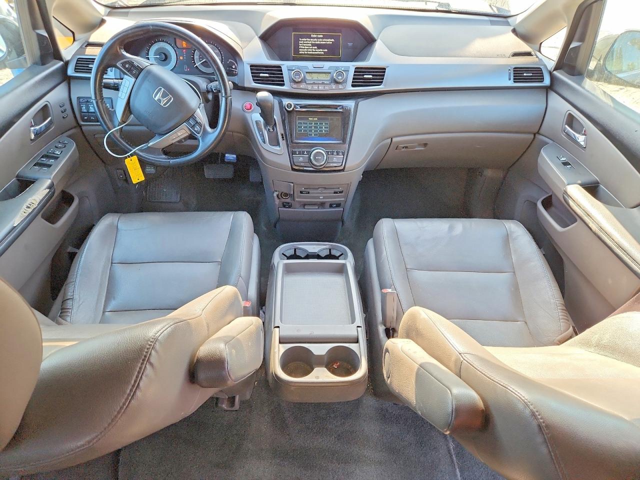 2014 Honda Odyssey Touring Gray vin: 5FNRL5H94EB093239