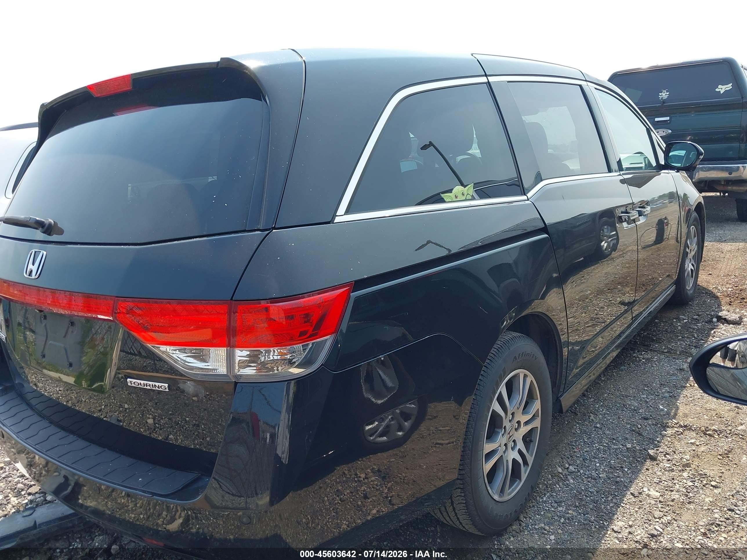 2015 Honda Odyssey Touring/touring Elite Black vin: 5FNRL5H94FB079469