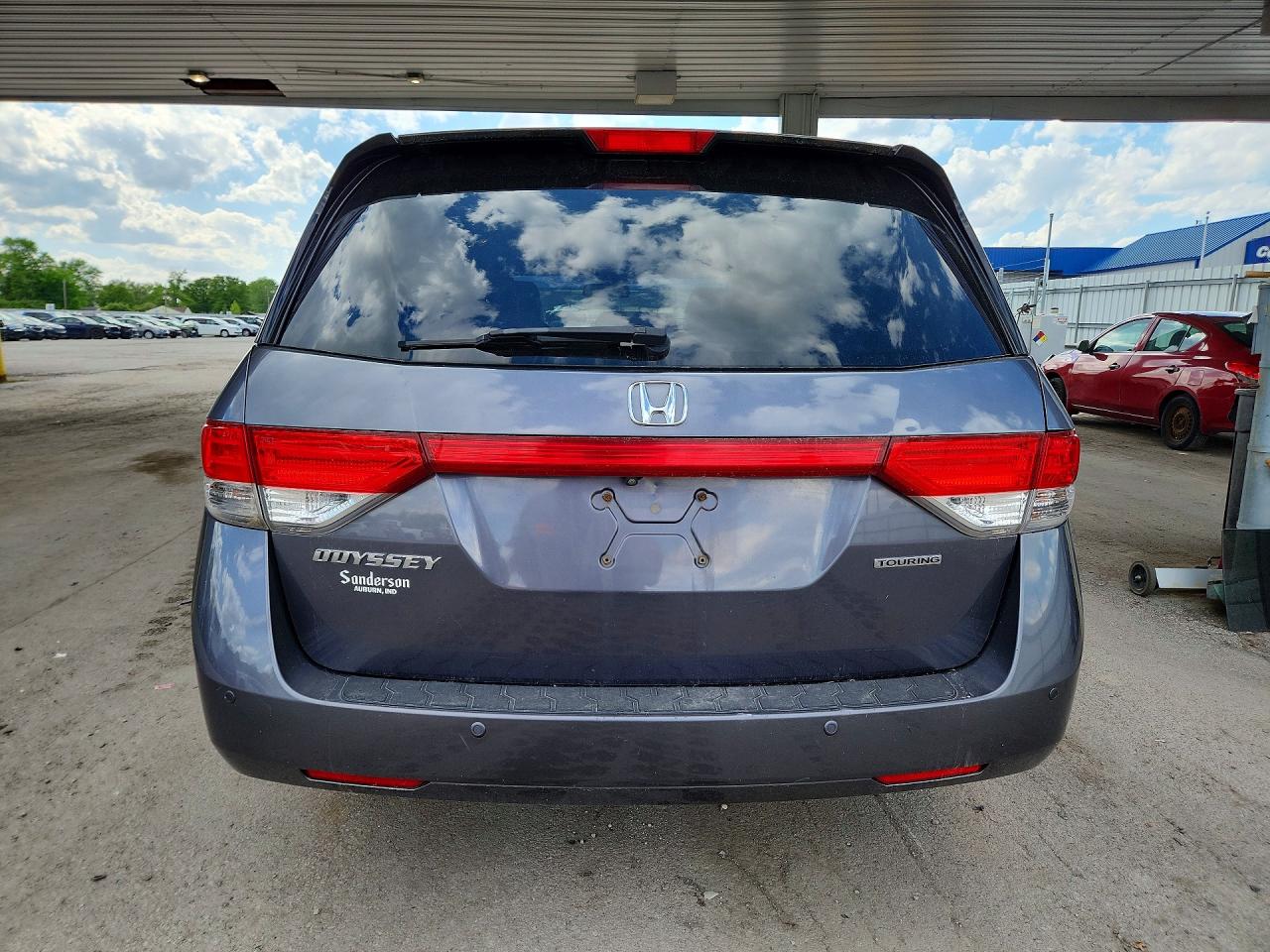 2015 Honda Odyssey Touring Gray vin: 5FNRL5H94FB115564