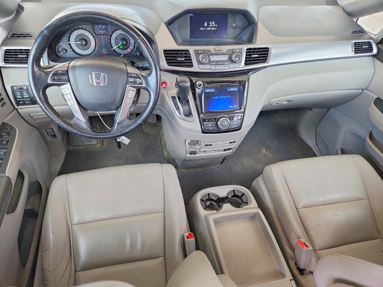 2015 Honda Odyssey Touring Gray vin: 5FNRL5H94FB115564