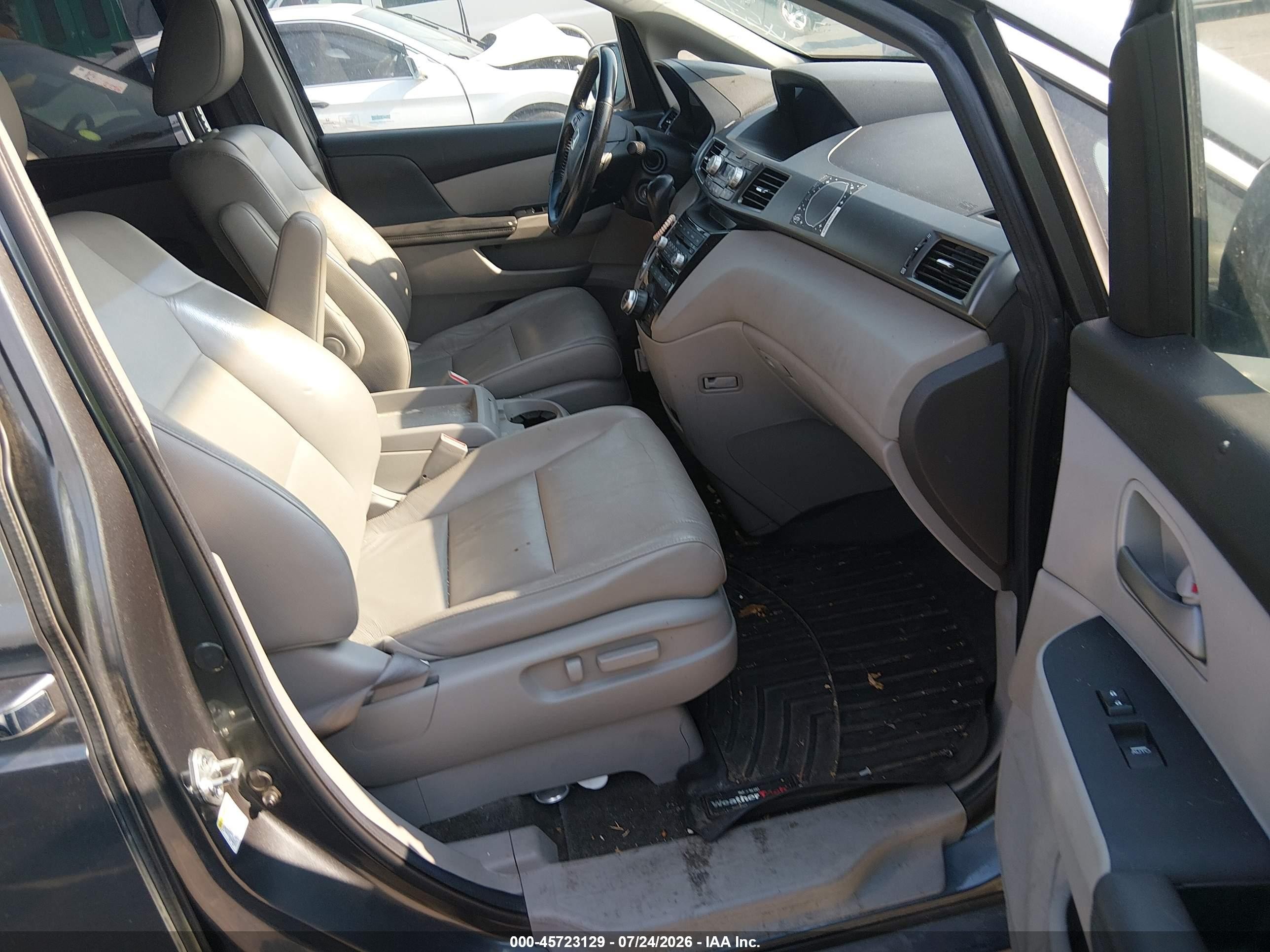 2011 Honda Odyssey Touring/touring Elite Gray vin: 5FNRL5H95BB036317