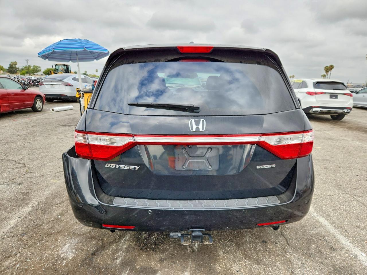 2011 Honda Odyssey Touring Черный vin: 5FNRL5H95BB049116