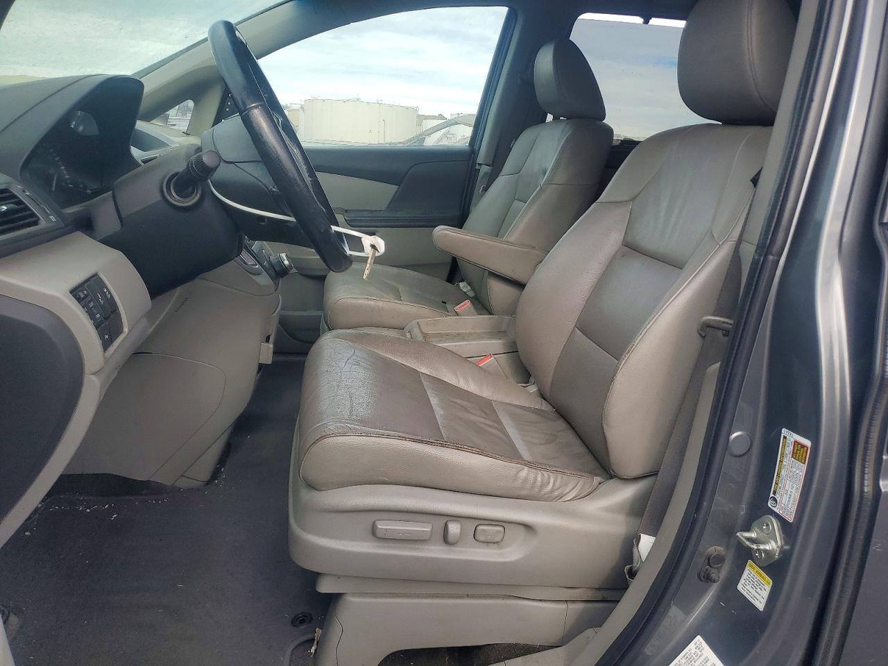 2012 Honda Odyssey Touring Gray vin: 5FNRL5H95CB021625