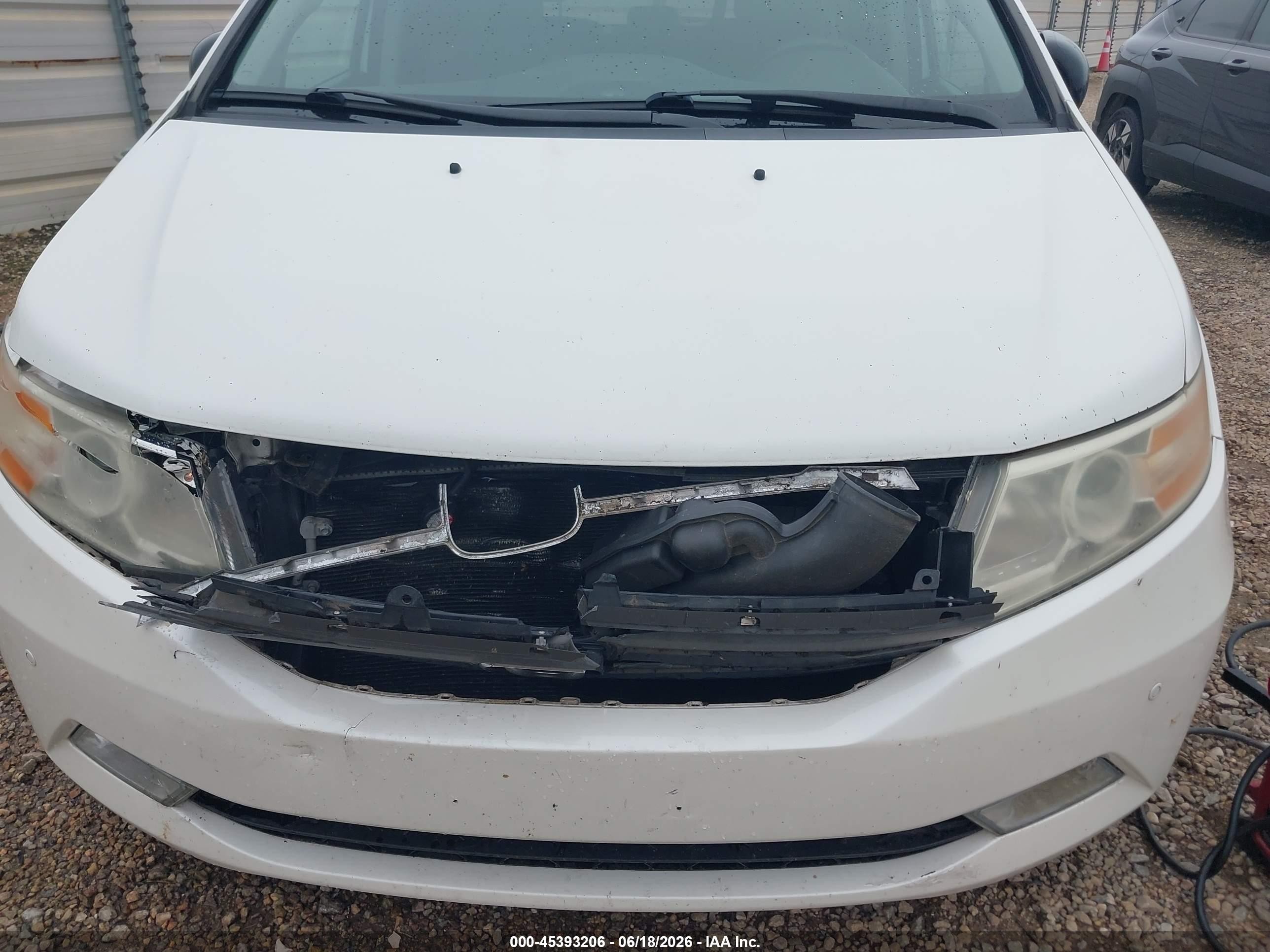 2012 Honda Odyssey Touring/touring Elite White vin: 5FNRL5H95CB118923
