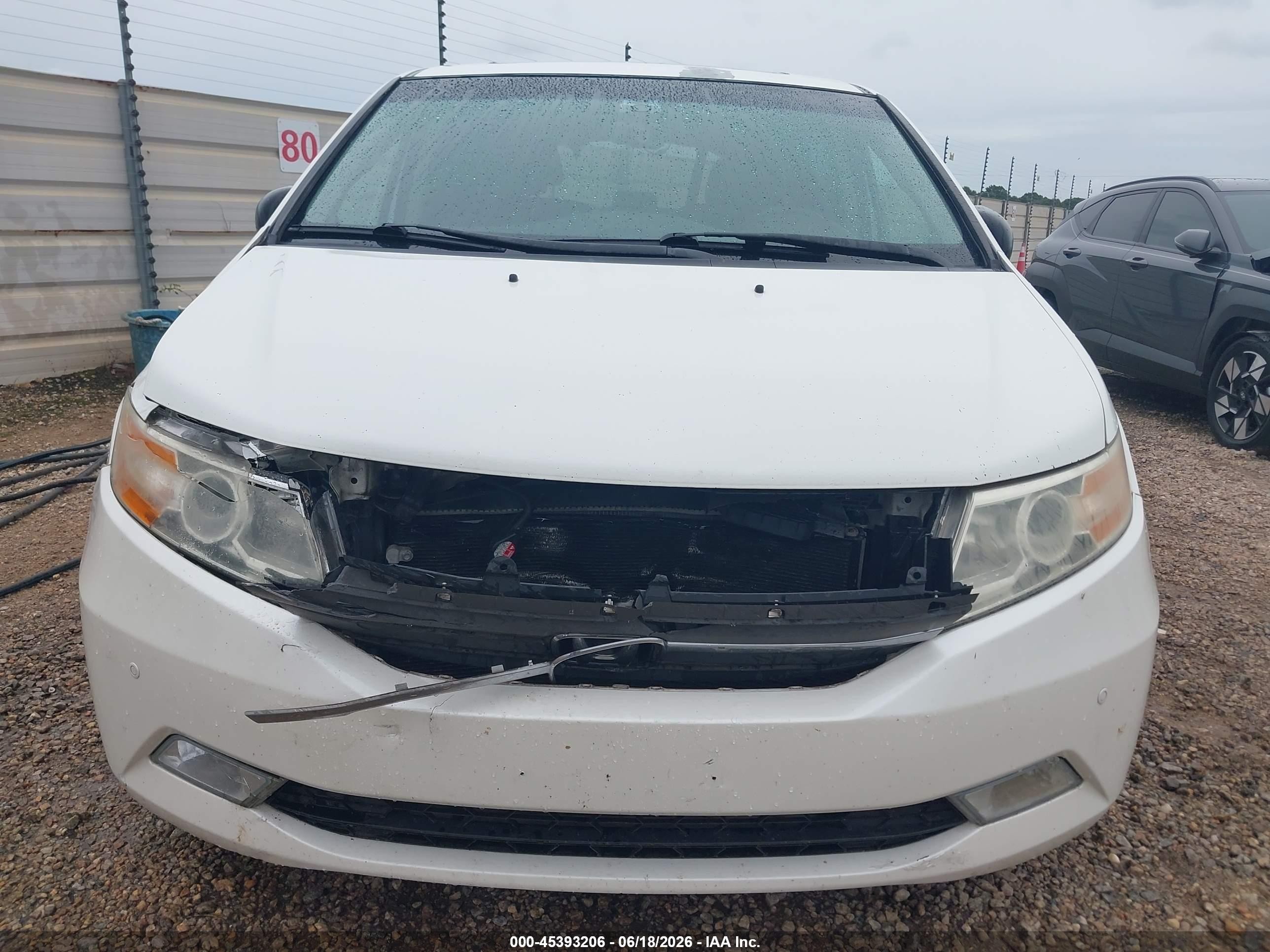 2012 Honda Odyssey Touring/touring Elite White vin: 5FNRL5H95CB118923