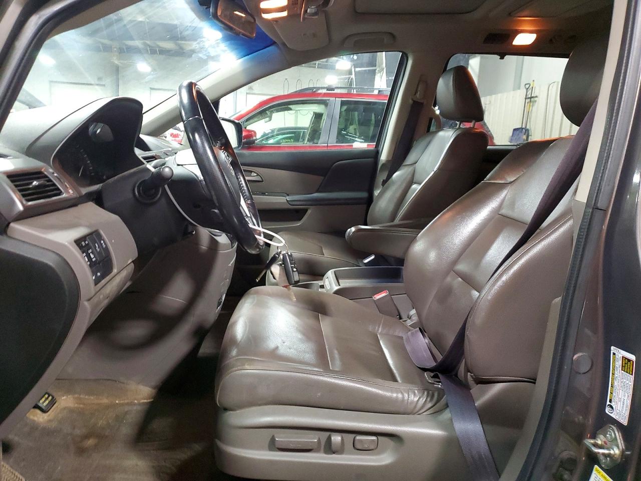 2013 Honda Odyssey Touring/touring Elite Gray vin: 5FNRL5H95DB023750