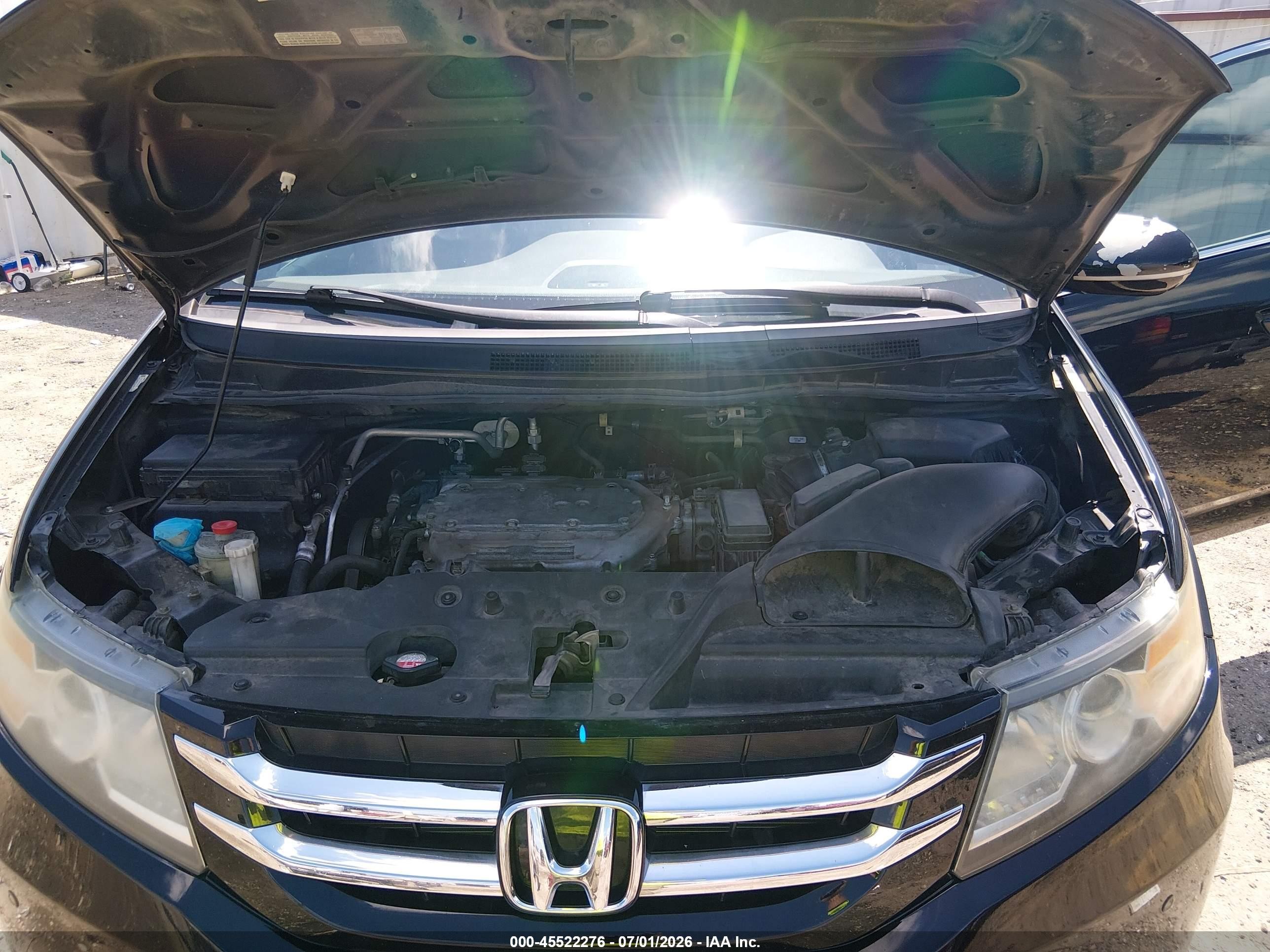 2014 Honda Odyssey Touring/touring Elite Black vin: 5FNRL5H95EB008361