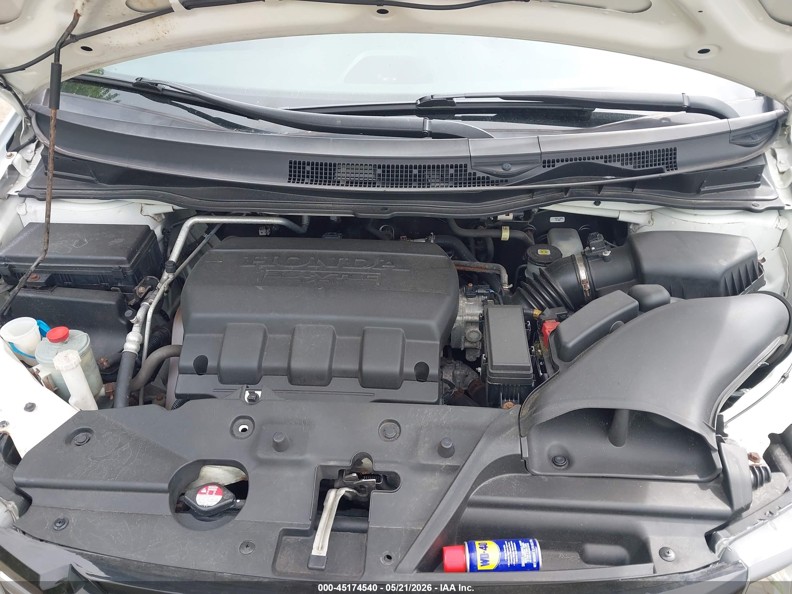 2014 Honda Odyssey Touring/touring Elite White vin: 5FNRL5H95EB021370