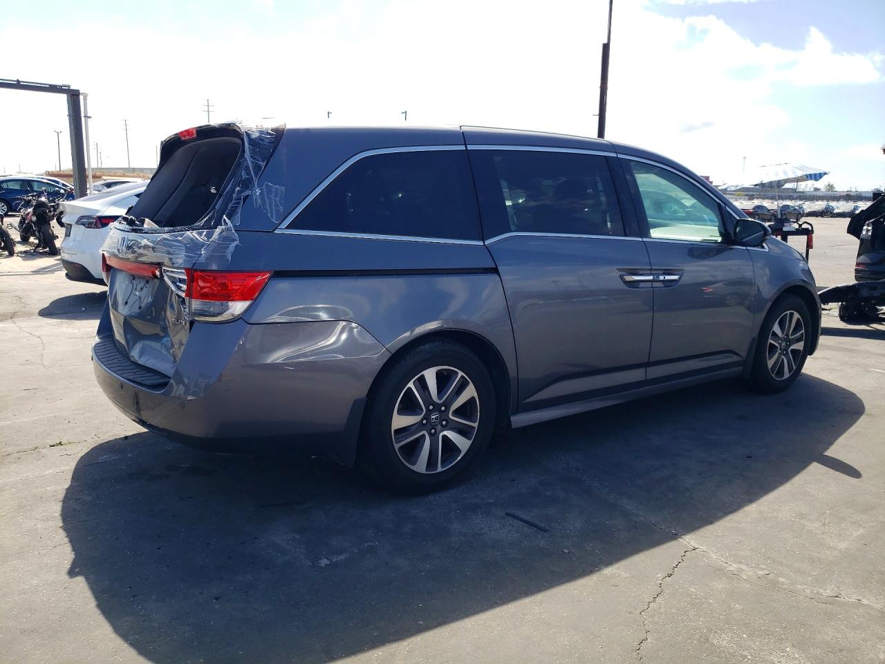 2014 Honda Odyssey Touring Charcoal vin: 5FNRL5H95EB041876