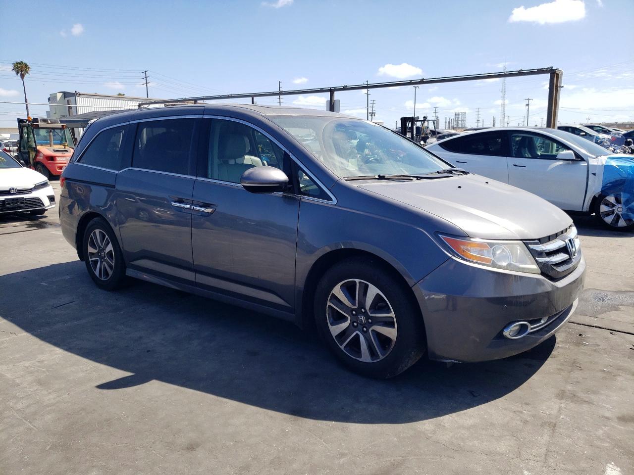 2014 Honda Odyssey Touring Charcoal vin: 5FNRL5H95EB041876