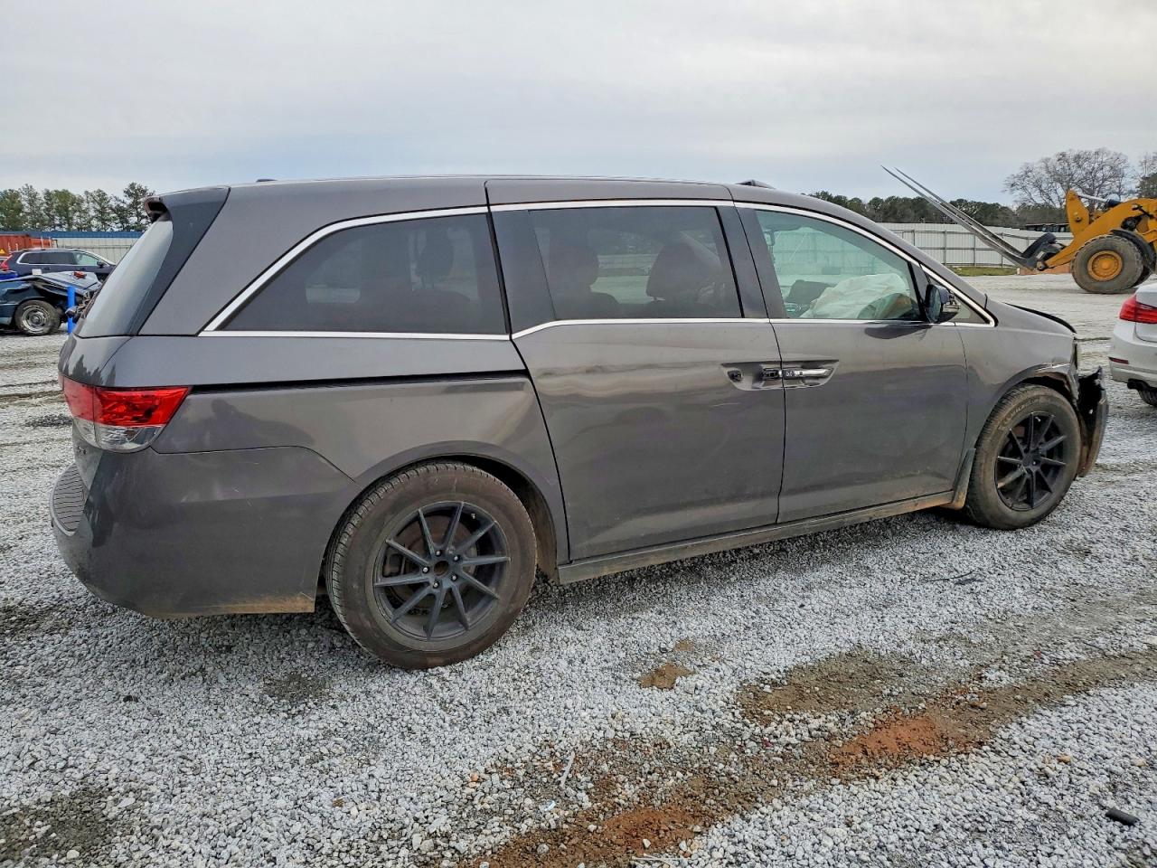 2014 Honda Odyssey Touring Gray vin: 5FNRL5H95EB089765