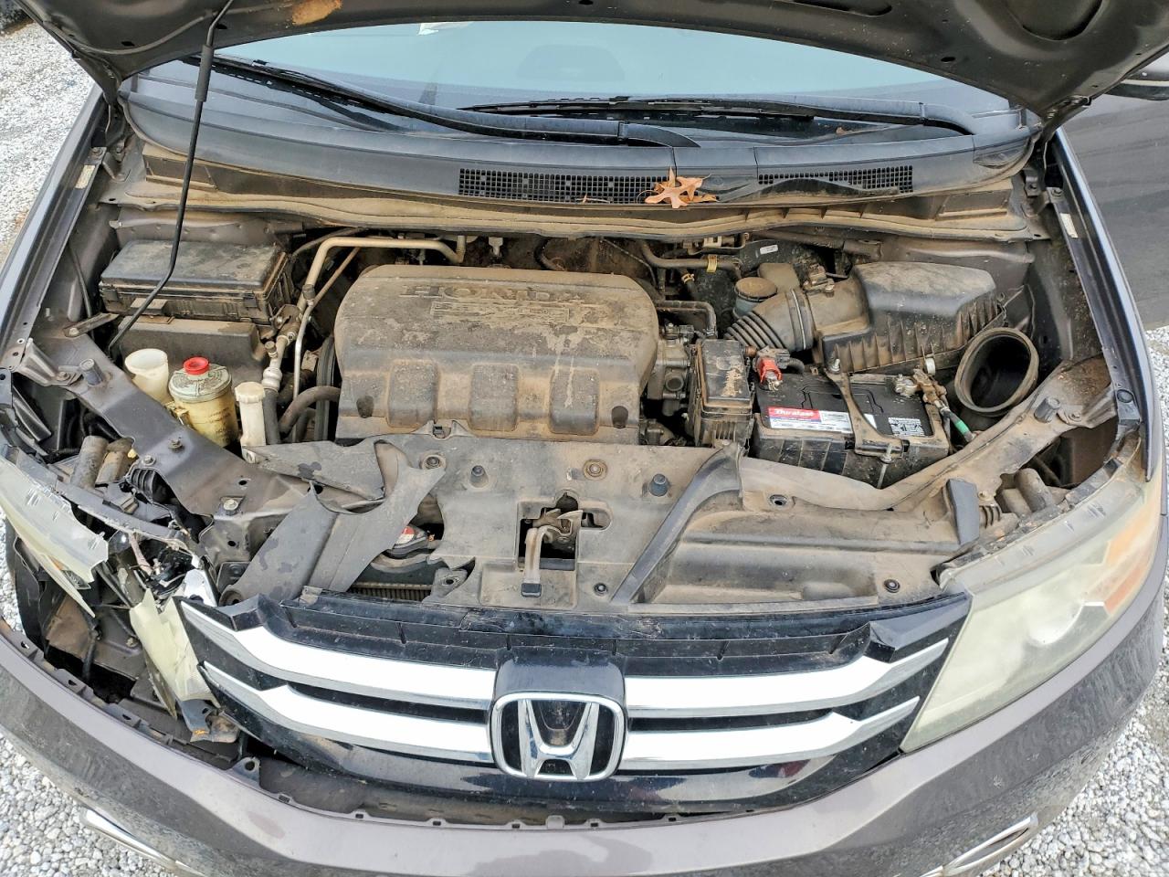2014 Honda Odyssey Touring Gray vin: 5FNRL5H95EB089765