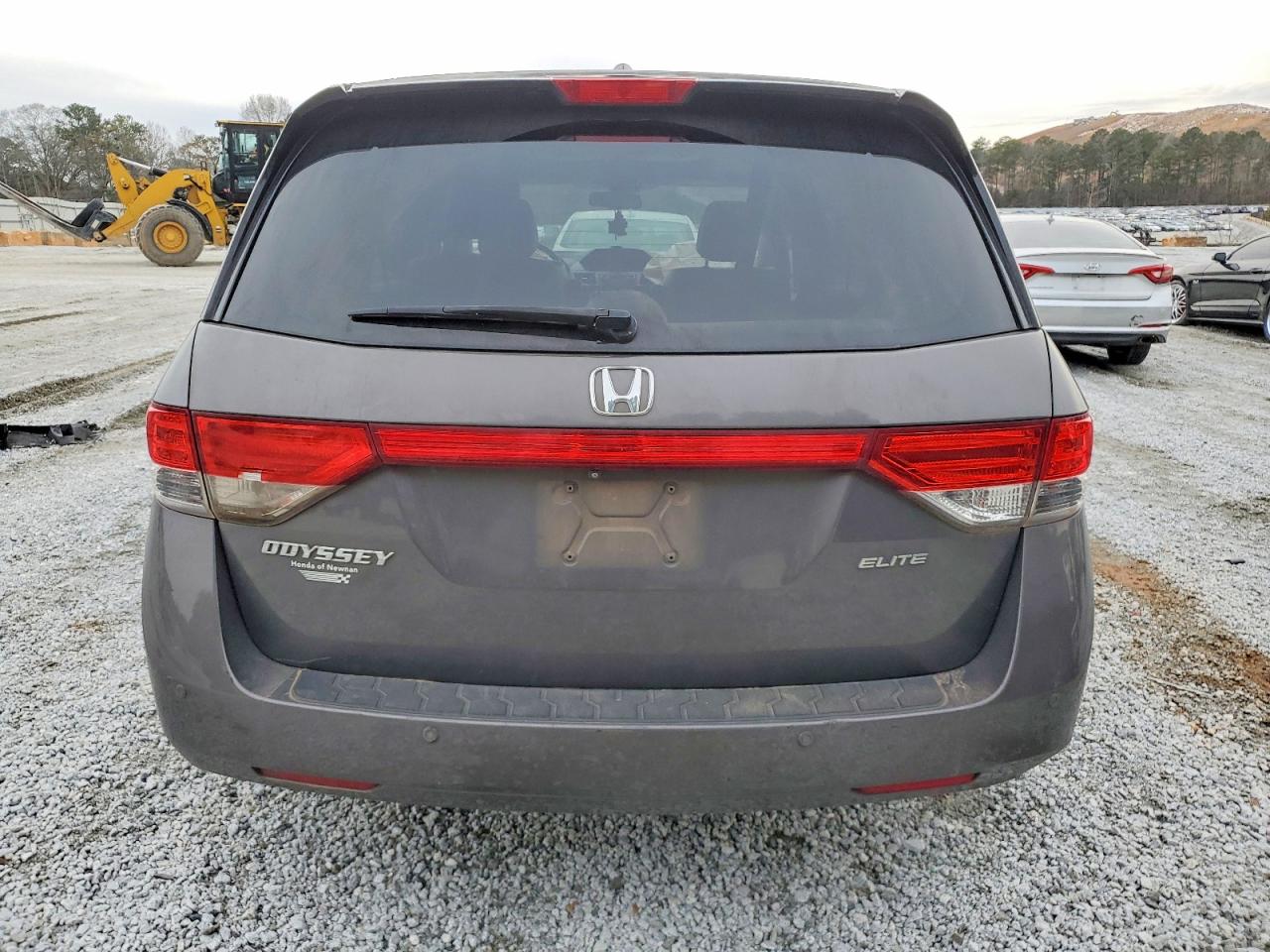 2014 Honda Odyssey Touring Gray vin: 5FNRL5H95EB089765