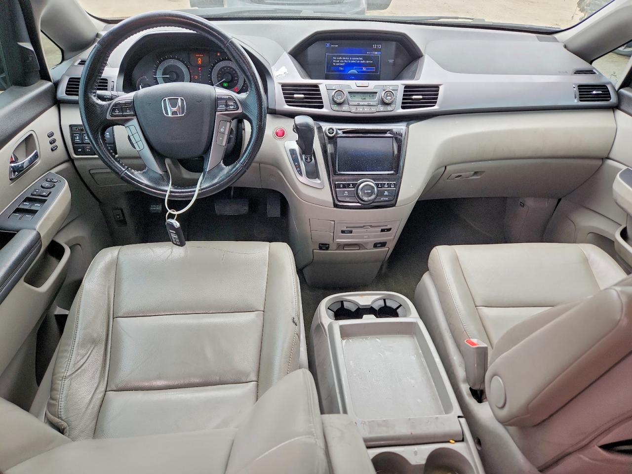 2014 Honda Odyssey Touring Gray vin: 5FNRL5H95EB122053