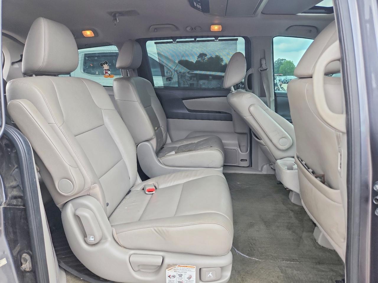 2014 Honda Odyssey Touring Gray vin: 5FNRL5H95EB122053