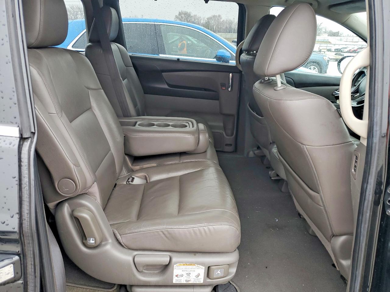 2015 Honda Odyssey Touring Black vin: 5FNRL5H95FB015201