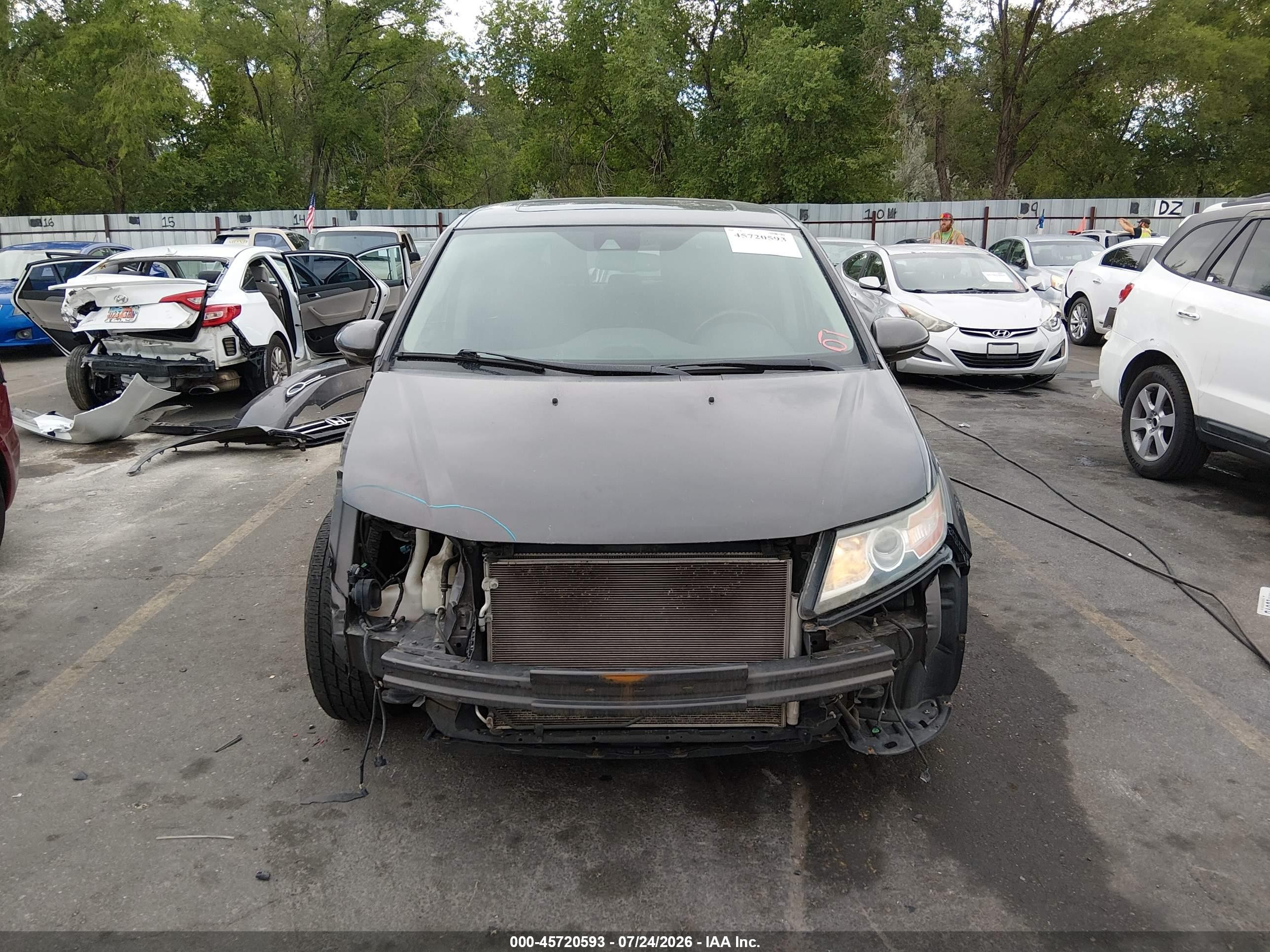 2015 Honda Odyssey Touring/touring Elite Gray vin: 5FNRL5H95FB050045
