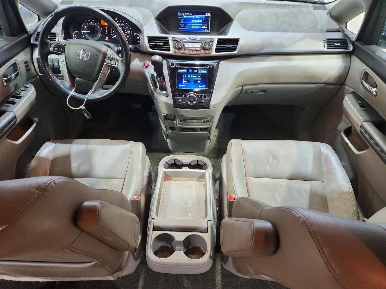 2015 Honda Odyssey Touring Gray vin: 5FNRL5H95FB115167