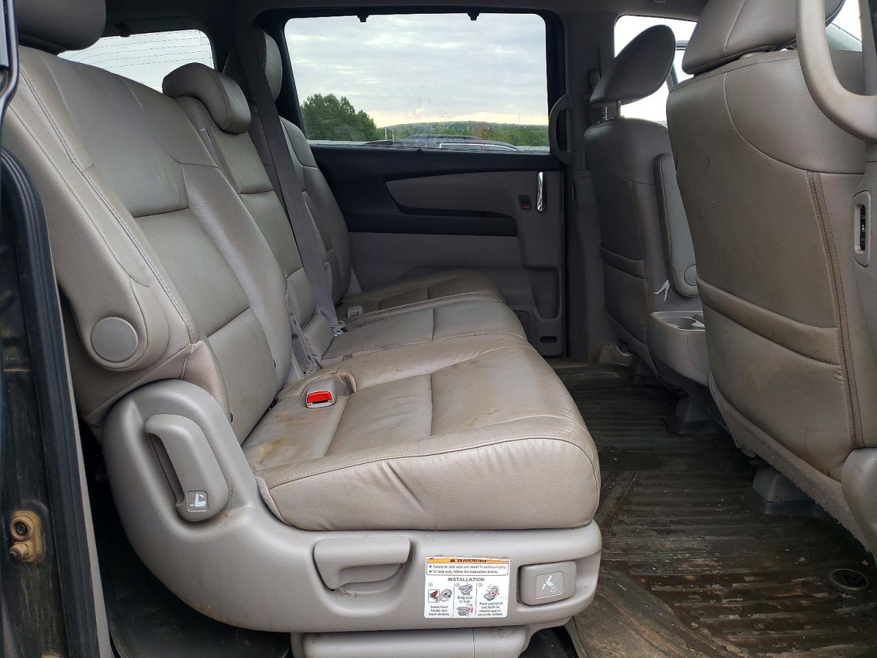 2015 Honda Odyssey Touring Gray vin: 5FNRL5H95FB122541