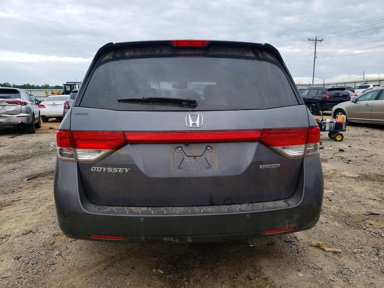 2015 Honda Odyssey Touring Gray vin: 5FNRL5H95FB122541