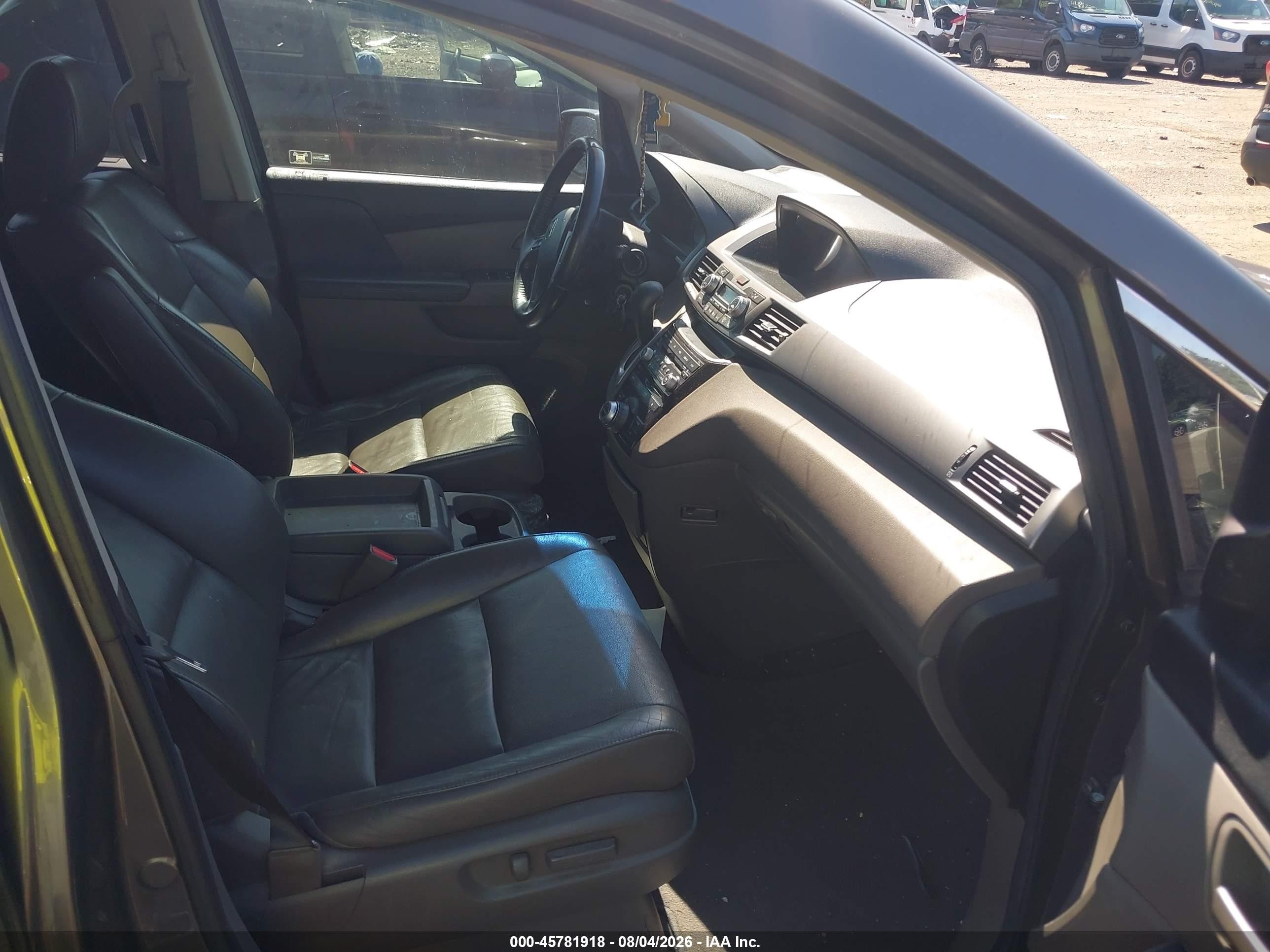 2011 Honda Odyssey Touring/touring Elite Серый vin: 5FNRL5H96BB079970