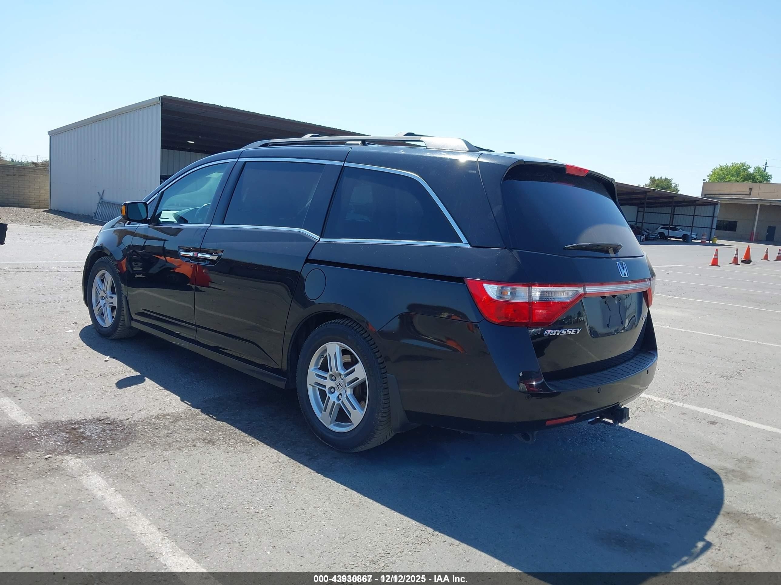 2011 Honda Odyssey Touring/touring Elite Black vin: 5FNRL5H96BB091780