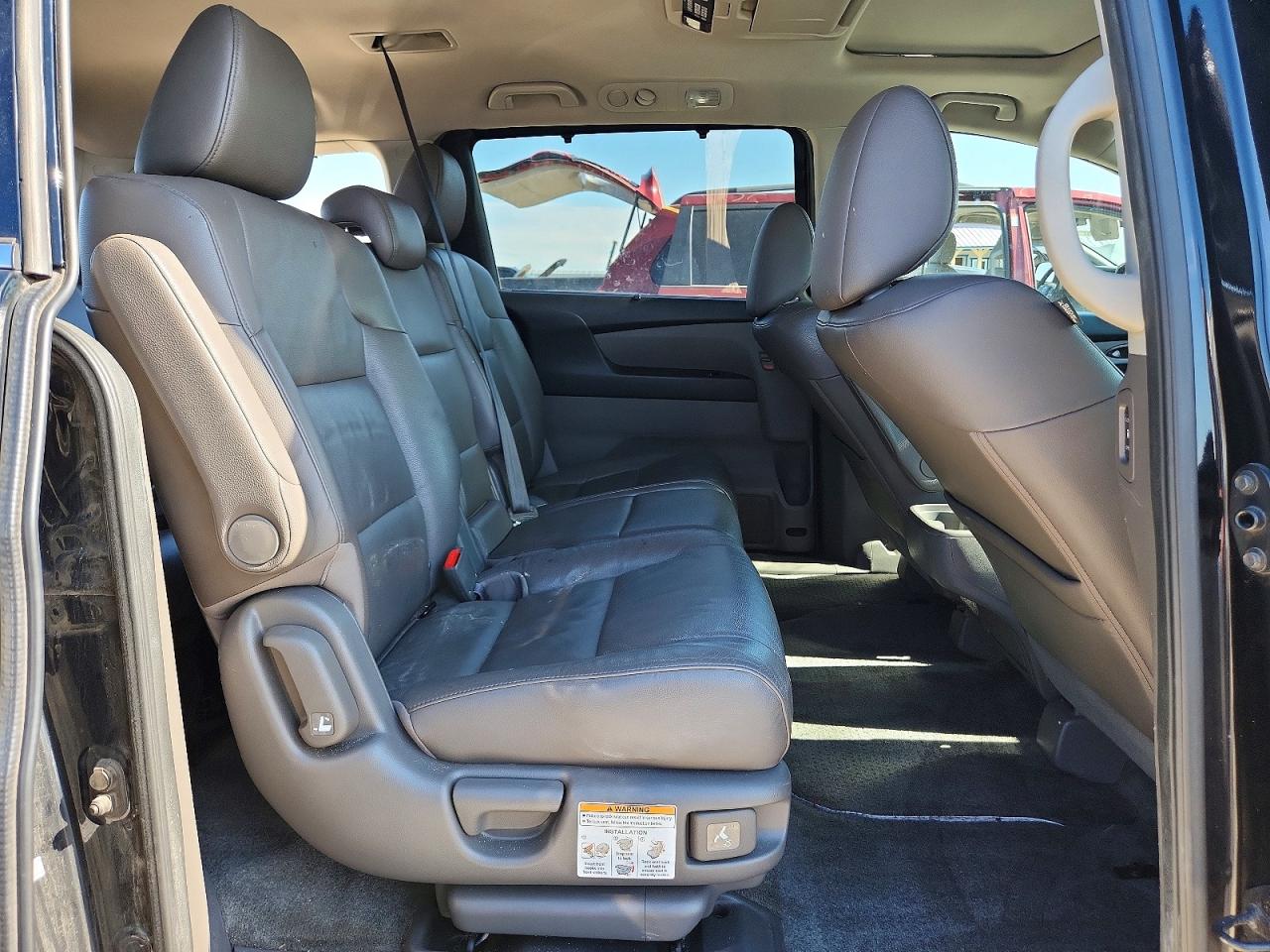 2012 Honda Odyssey Touring Black vin: 5FNRL5H96CB010228