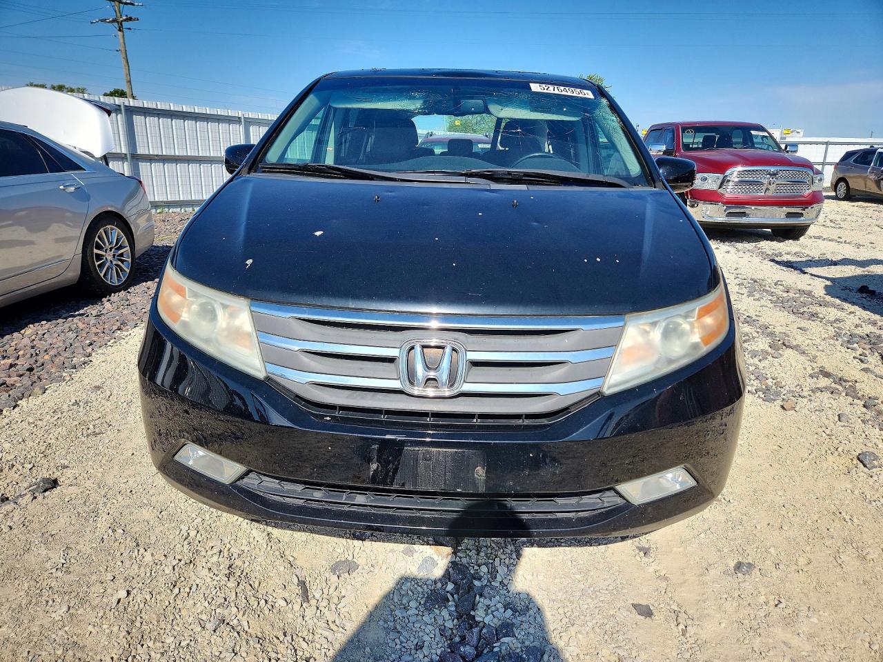 2012 Honda Odyssey Touring Black vin: 5FNRL5H96CB010228