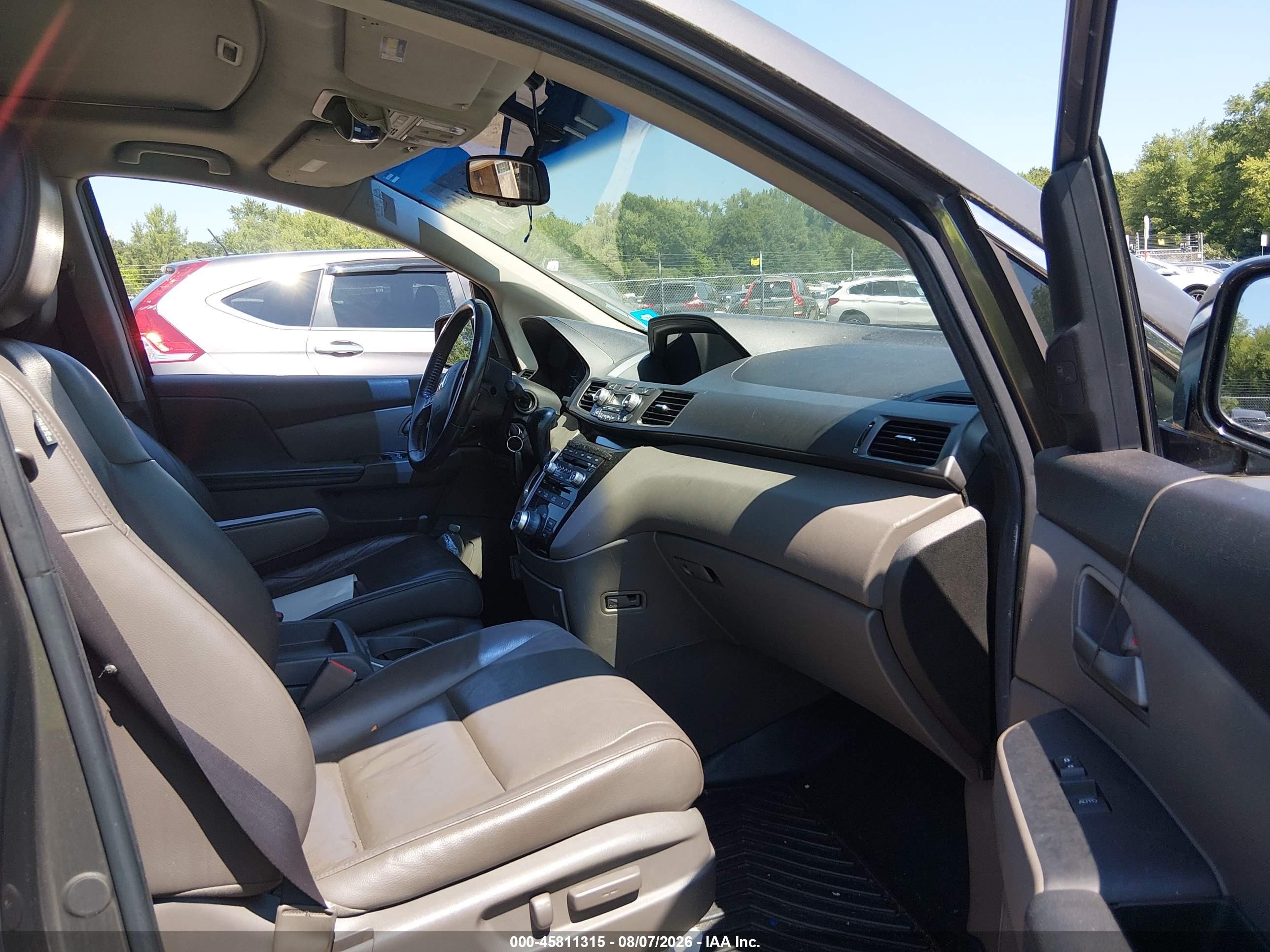 2012 Honda Odyssey Touring/touring Elite Gray vin: 5FNRL5H96CB014103