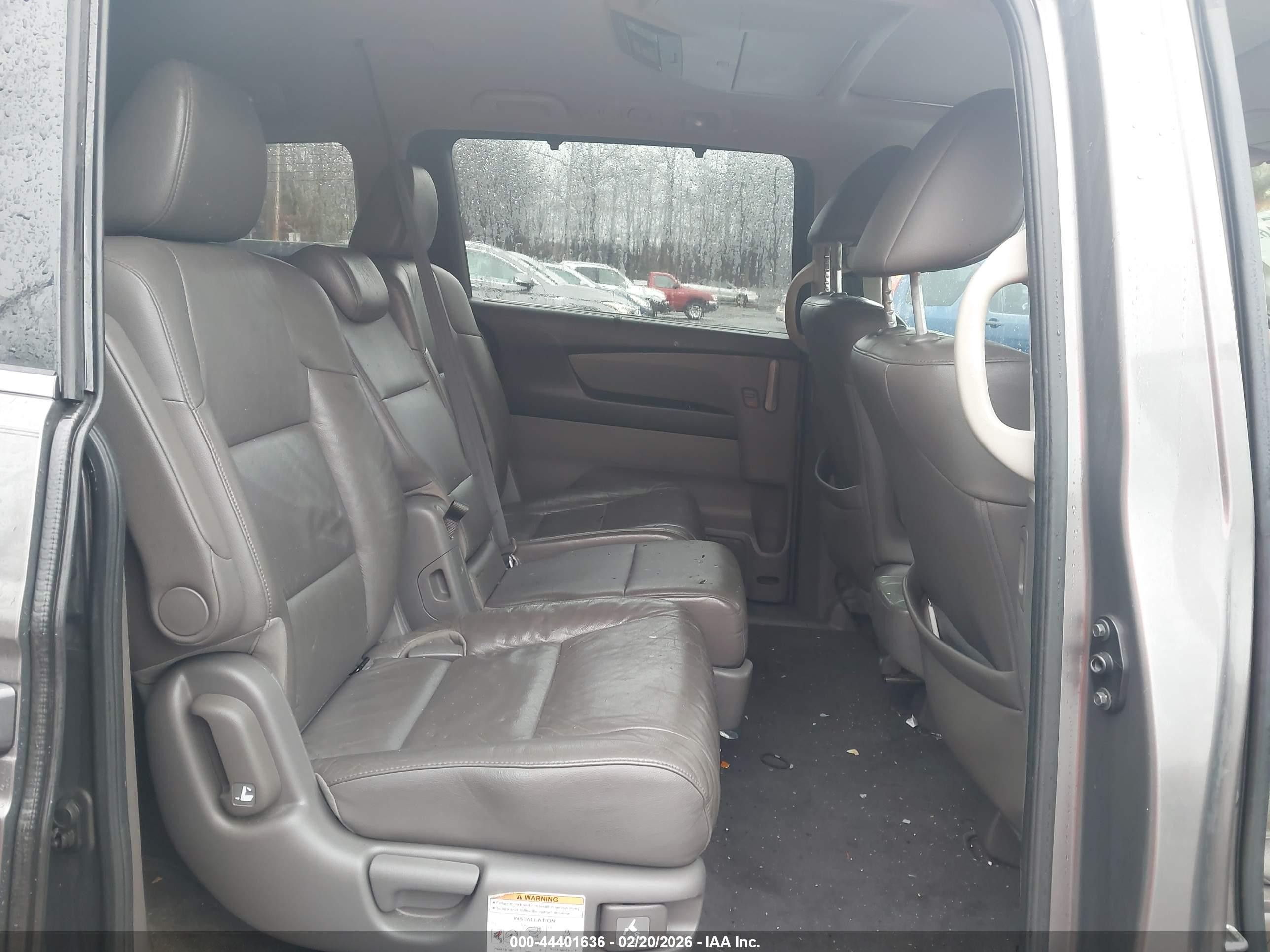 2012 Honda Odyssey Touring/touring Elite Gray vin: 5FNRL5H96CB053418